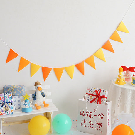 [SG Instock] Decorative Happy Birthday Banner Garland Triangle Flag Bunting for Party Decoration