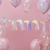 Everything Unicorn theme birthday decoration balloon banner tableware