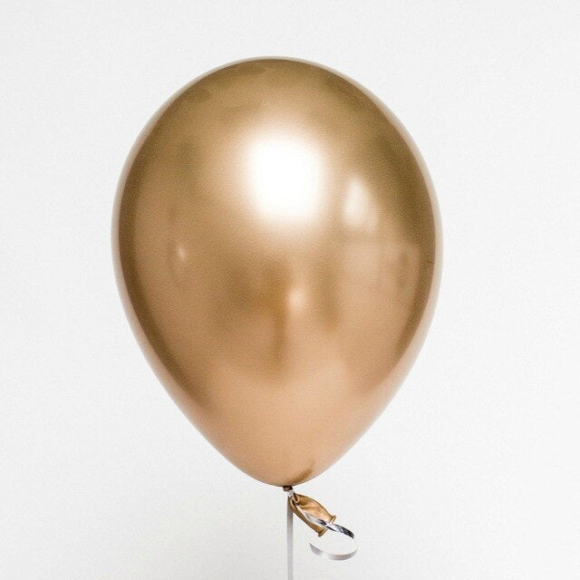 Chrome balloon 12 inch 10 inch 5 inch latex balloon for birthday party decoration