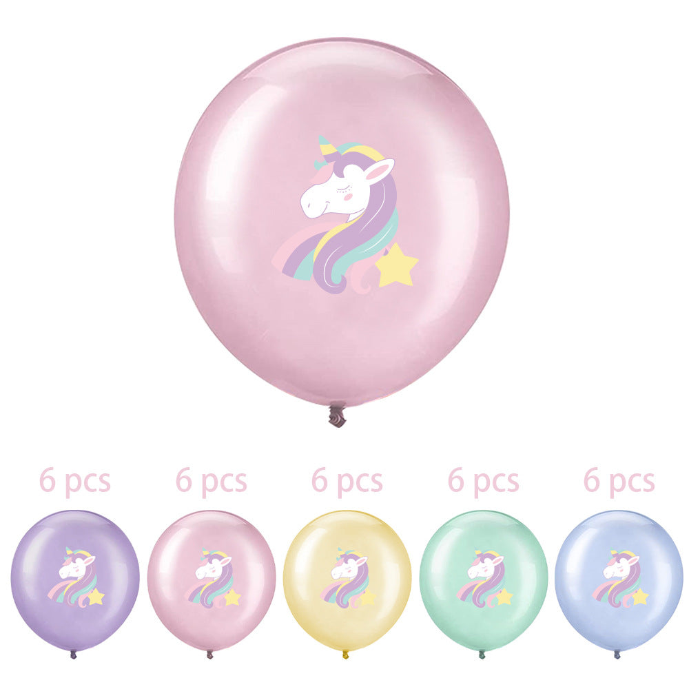 Pastel Unicorn Balloon 30pcs – Party Force