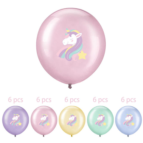 Pastel Unicorn Balloon 30pcs