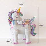 Everything Unicorn theme birthday decoration balloon banner tableware