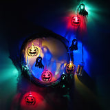 Halloween Metal Casing Led Fairy Light - Pumpkin Ghost