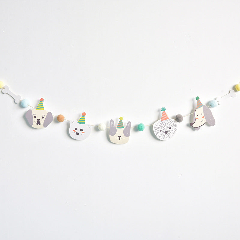 [SG Instock] Decorative Happy Birthday Banner Garland Triangle Flag Bunting for Party Decoration