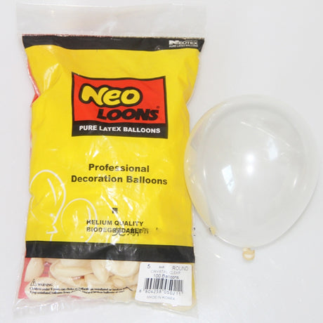 5 inch latex balloon metallic confetti solid pearl pastel chrome vintage birthday party balloon