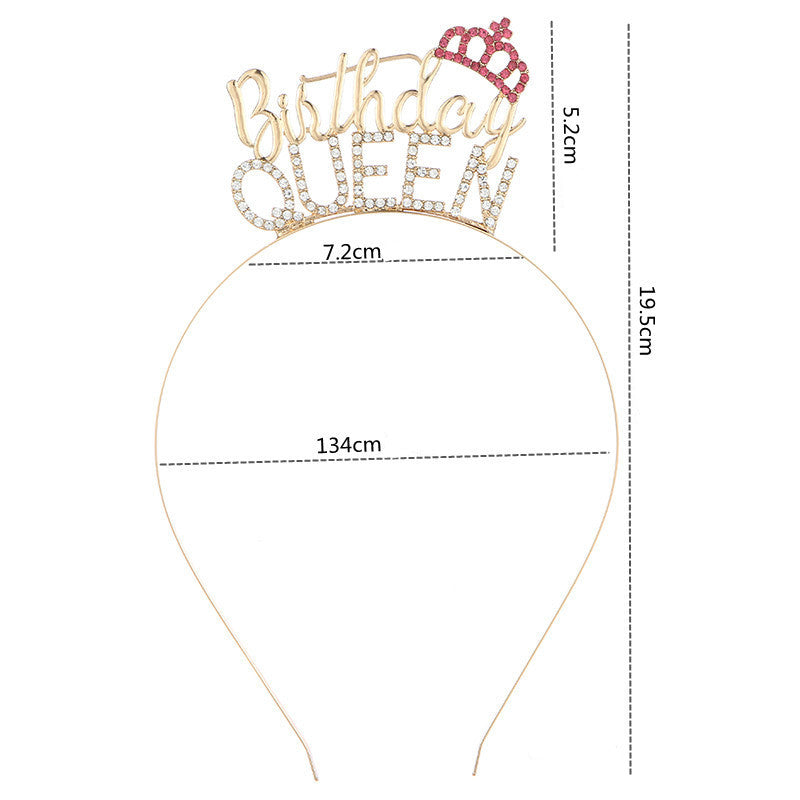 [SG Instock] Birthday Sash Birthday Crown Tiara Birthday King Queen Girl Boy Birthday Decoration
