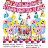 [SG Instock] - Personalised Princess Theme Birthday Party Decoration