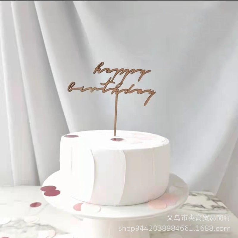[SG Seller] - Birthday 100days number wooden cake topper