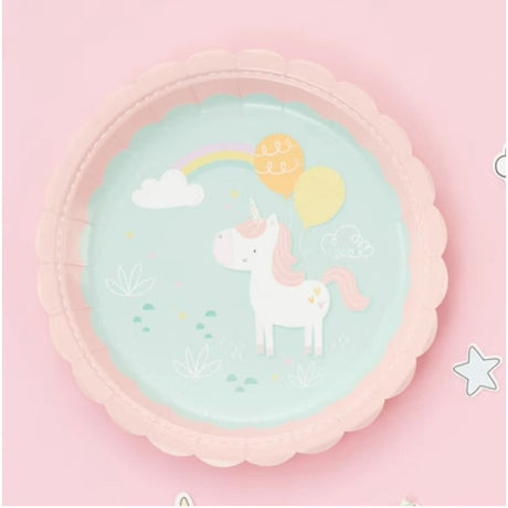 Everything Unicorn theme birthday decoration balloon banner tableware