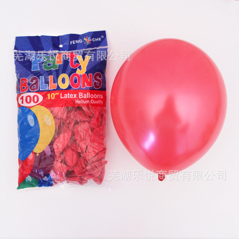 Pearl balloon 12 inch 10 inch 5 inch latex balloon for birthday party decoration