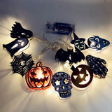 Halloween Metal Casing Led Fairy Light - Halloween Mix