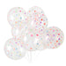 Confetti balloon 12 inch 10 inch 5 inch latex balloon for birthday party decoration