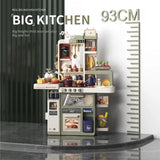 Pretend Playset Cooking Toy 93cm Kitchen cooking set With Rice Cooker Edition