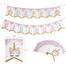 Everything Unicorn theme birthday decoration balloon banner tableware