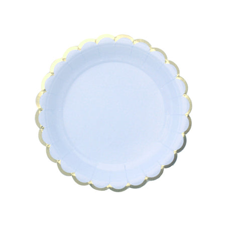 Disposable Paper Plate pastel Ice Cream Pastel Rainbow for Birthday Party