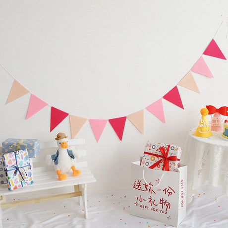 [SG Instock] Decorative Happy Birthday Banner Garland Triangle Flag Bunting for Party Decoration