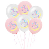 Everything Unicorn theme birthday decoration balloon banner tableware