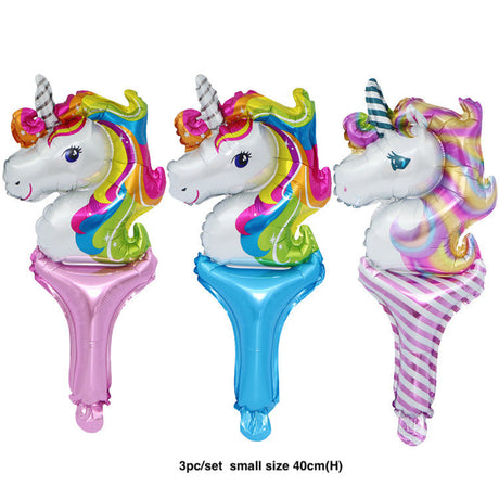 Everything Unicorn theme birthday decoration balloon banner tableware
