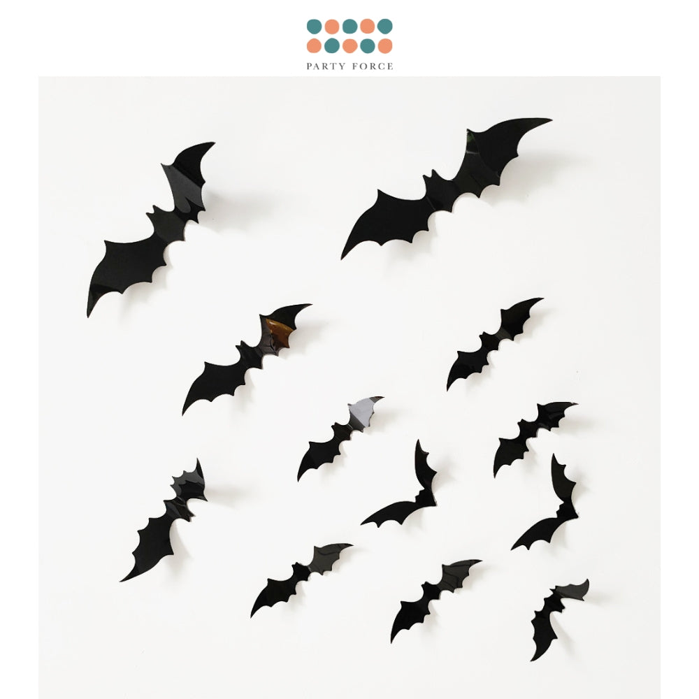 [SG Seller] Halloween Bat Wall Stickers backdrop decoration for Halloween party display event