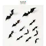 [SG Seller] Halloween Bat Wall Stickers backdrop decoration for Halloween party display event