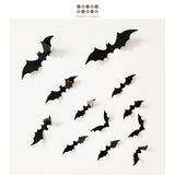 Halloween 3D Bat & Spider Wall Stickers