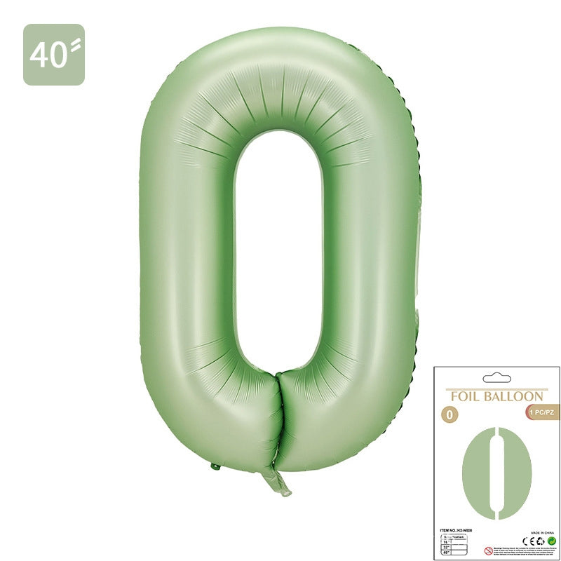 40 inch avocado number balloon for birthday party decoration