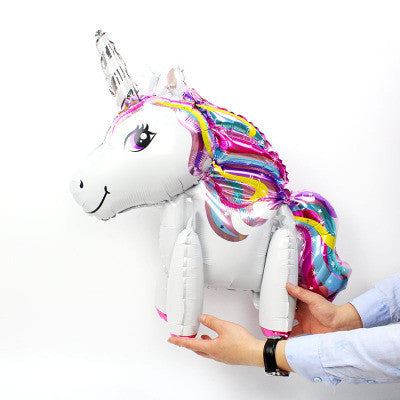 Everything Unicorn theme birthday decoration balloon banner tableware