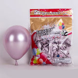 Chrome balloon 12 inch 10 inch 5 inch latex balloon for birthday party decoration