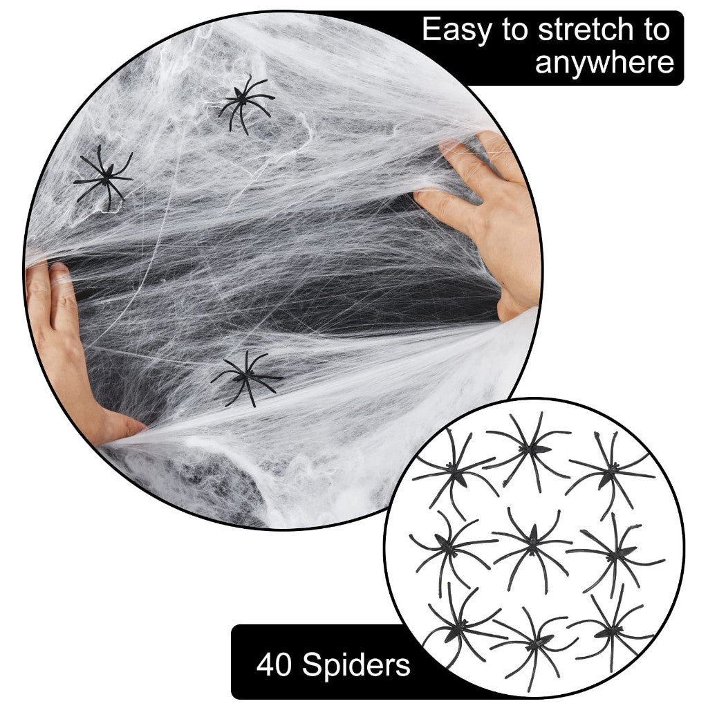Halloween Spider Webs & Props