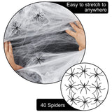 Halloween Spider Webs & Props