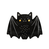 Black Series Halloween disposable paper plates for party decoration