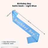 [SG Seller] Kid Birthday Sash Badge Tiara Crown Birthday Girl Birthday Boy Birthday Party Decoration