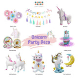 Everything Unicorn theme birthday decoration balloon banner tableware