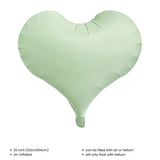 22 inch Matt Foil Heart balloon