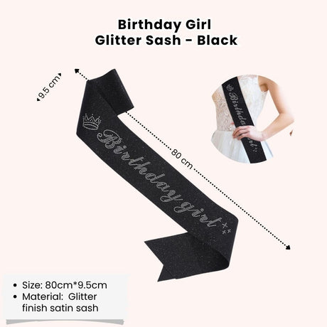 [SG Instock] Birthday Sash Birthday Crown Tiara Birthday King Queen Girl Boy Birthday Decoration