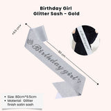 [SG Instock] Birthday Sash Birthday Crown Tiara Birthday King Queen Girl Boy Birthday Decoration