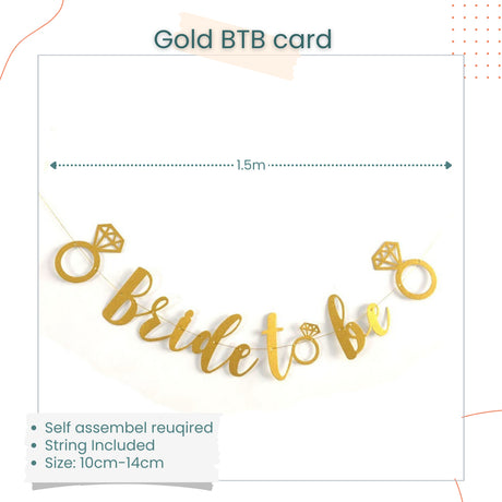 Bride to be Sash Tiara Veil Robe Bridal Shower Balloon Hen Party Bachelorette Party