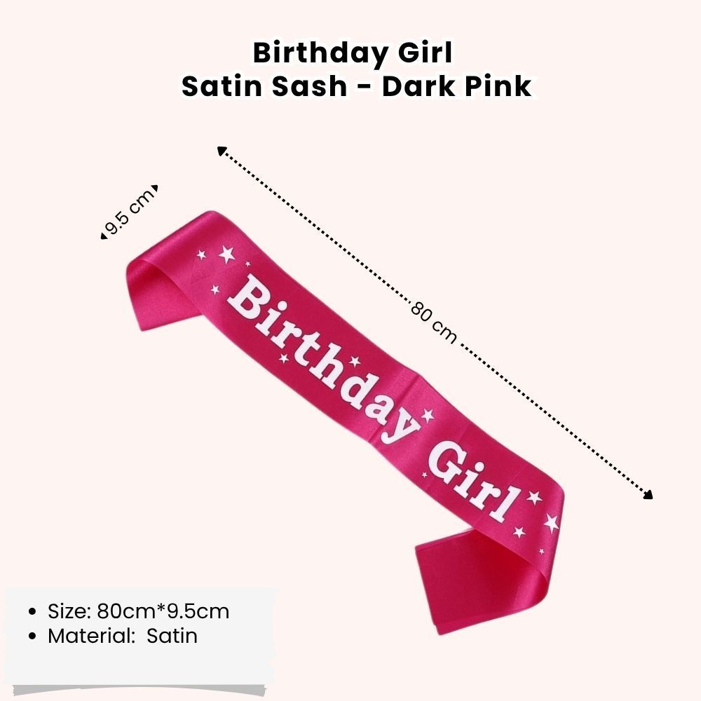 [SG Seller] Kid Birthday Sash Badge Tiara Crown Birthday Girl Birthday Boy Birthday Party Decoration