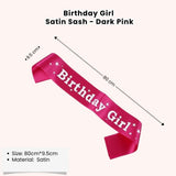 [SG Instock] Birthday Sash Birthday Crown Tiara Birthday King Queen Girl Boy Birthday Decoration