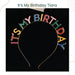 [SG Seller] Kid Birthday Sash Badge Tiara Crown Birthday Girl Birthday Boy Birthday Party Decoration
