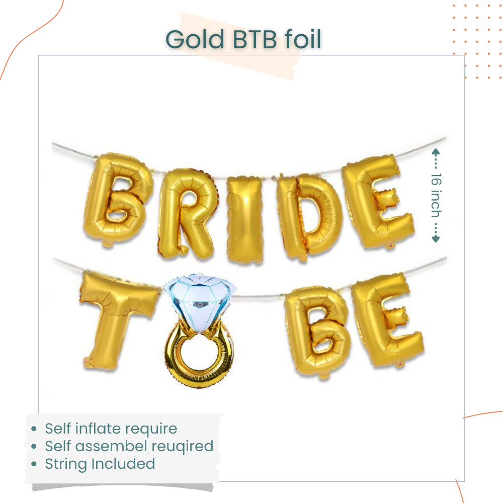 Bride to be Sash Tiara Veil Robe Bridal Shower Balloon Hen Party Bachelorette Party