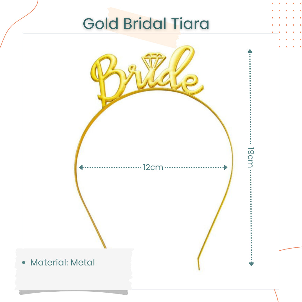 Bride to be Sash Tiara Veil Robe Bridal Shower Balloon Hen Party Bachelorette Party