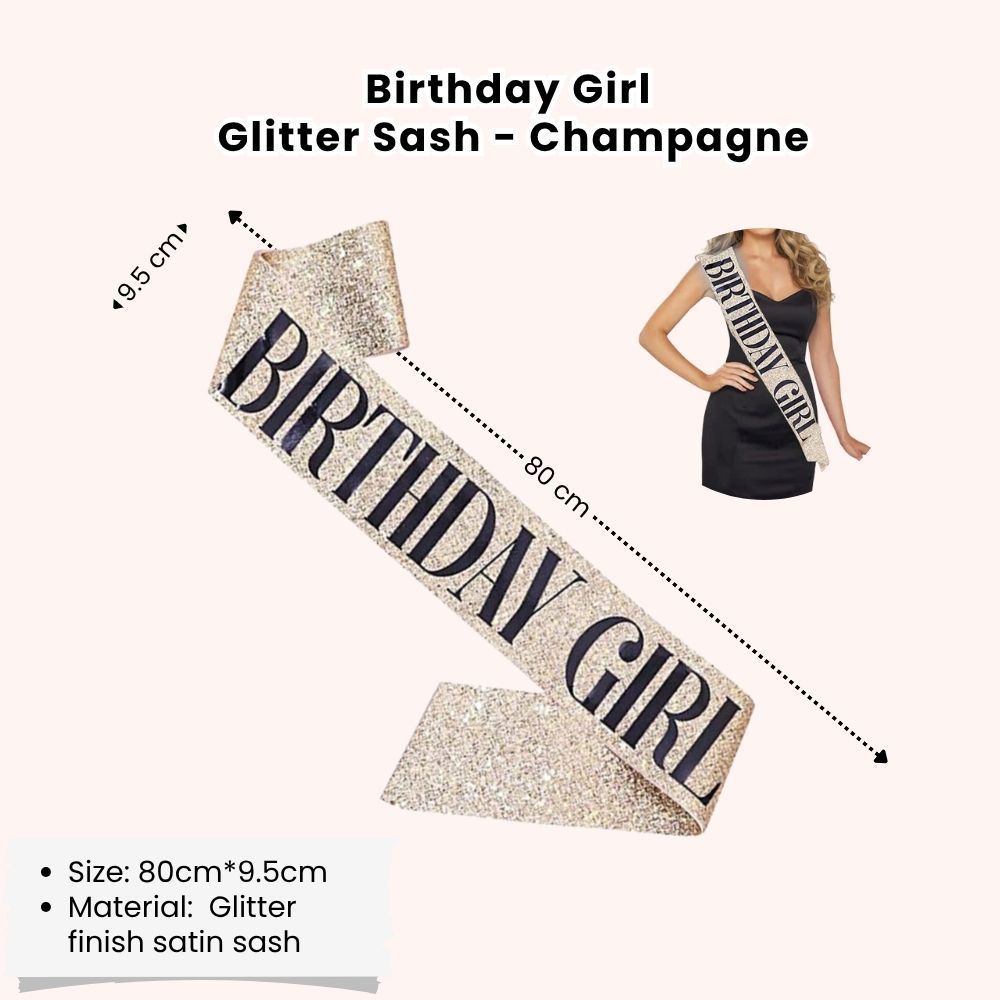 [SG Instock] Birthday Sash Birthday Crown Tiara Birthday King Queen Girl Boy Birthday Decoration