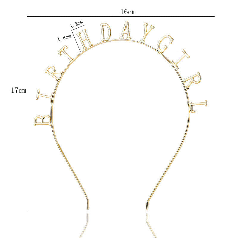 [SG Seller] Kid Birthday Sash Badge Tiara Crown Birthday Girl Birthday Boy Birthday Party Decoration