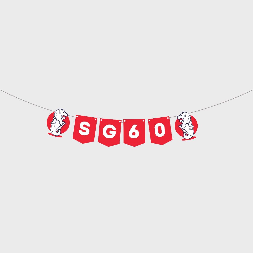 SG60 Singapore National day Decoration Limited Edition Acrylic Pin Merlion x Dragon Playground Magic