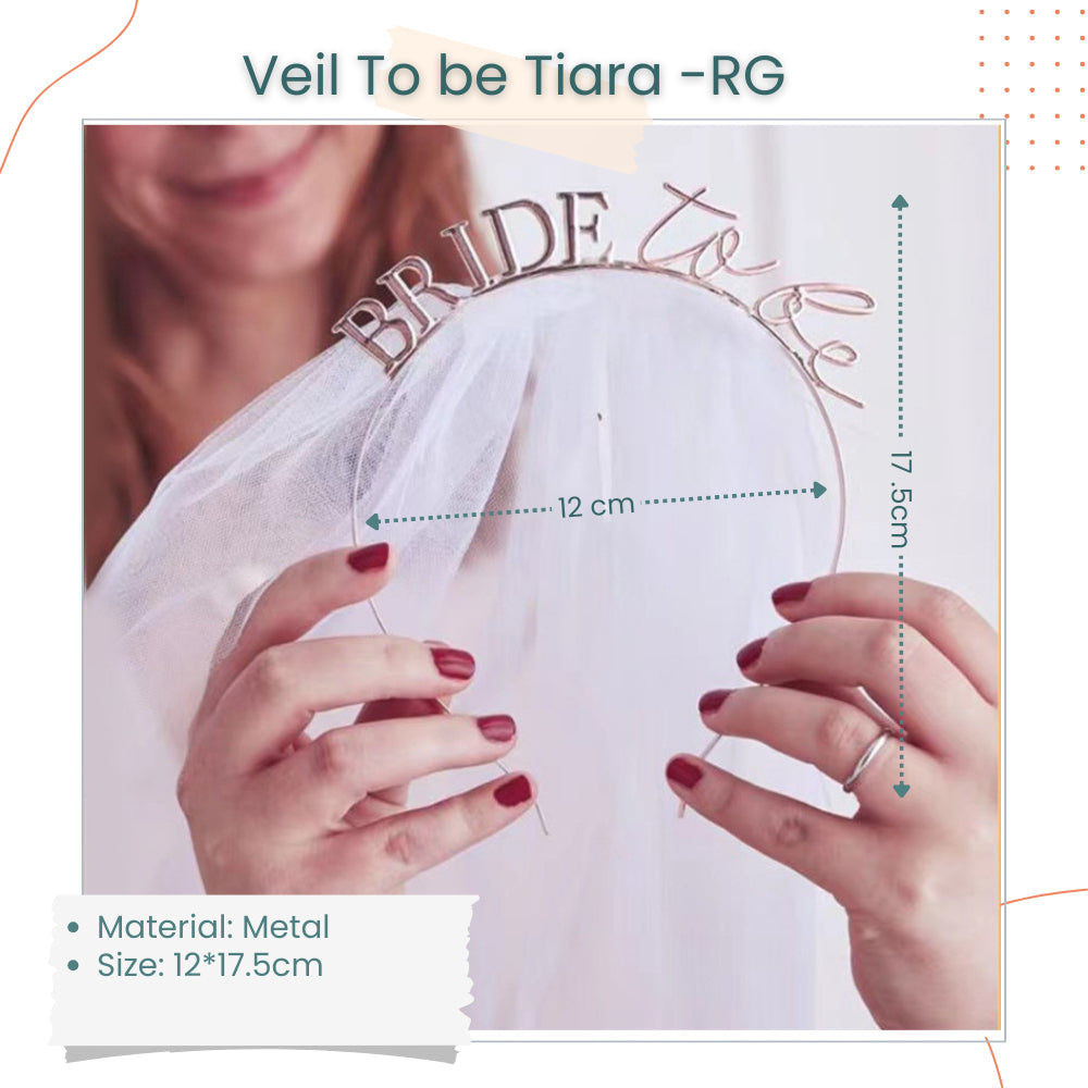 Bride to be Sash Tiara Veil Robe Bridal Shower Balloon Hen Party Bachelorette Party