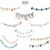 [SG Instock] Decorative Banner Garland Circle Star Flag Bunting Happy Birthday Party Decoration