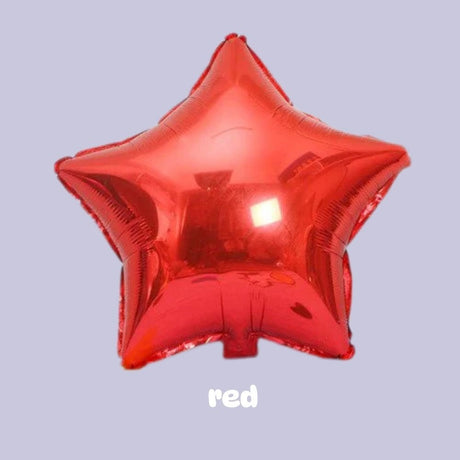 Individual Helium Inflated Heart Balloon Star Balloon