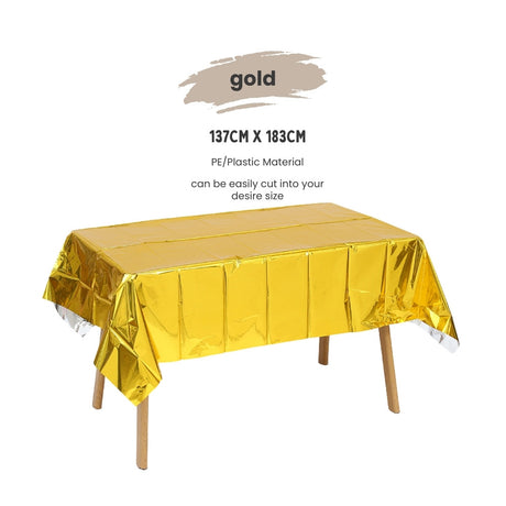 Disposable table cloth Waterproof table cover for birthday party wedding events
