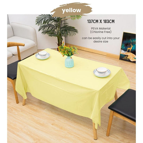 Disposable table cloth Waterproof table cover for birthday party wedding events